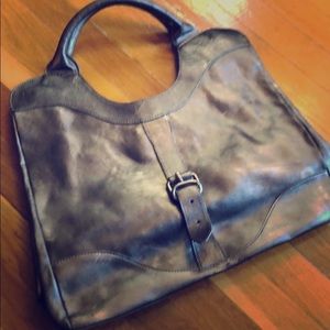 Foley+Corinna Metallic silver hobo hand bag